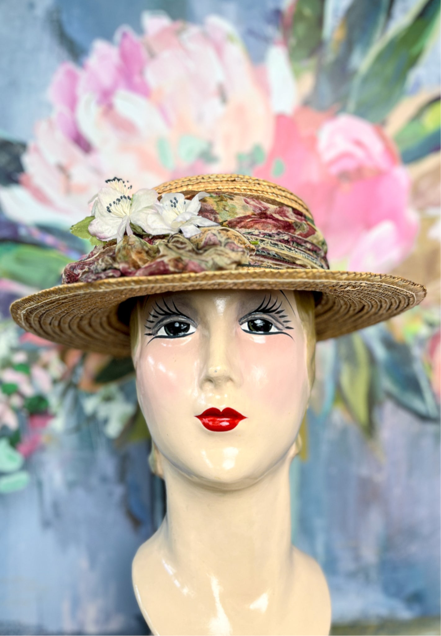“Sunset Picnic” Summer Straw Hat