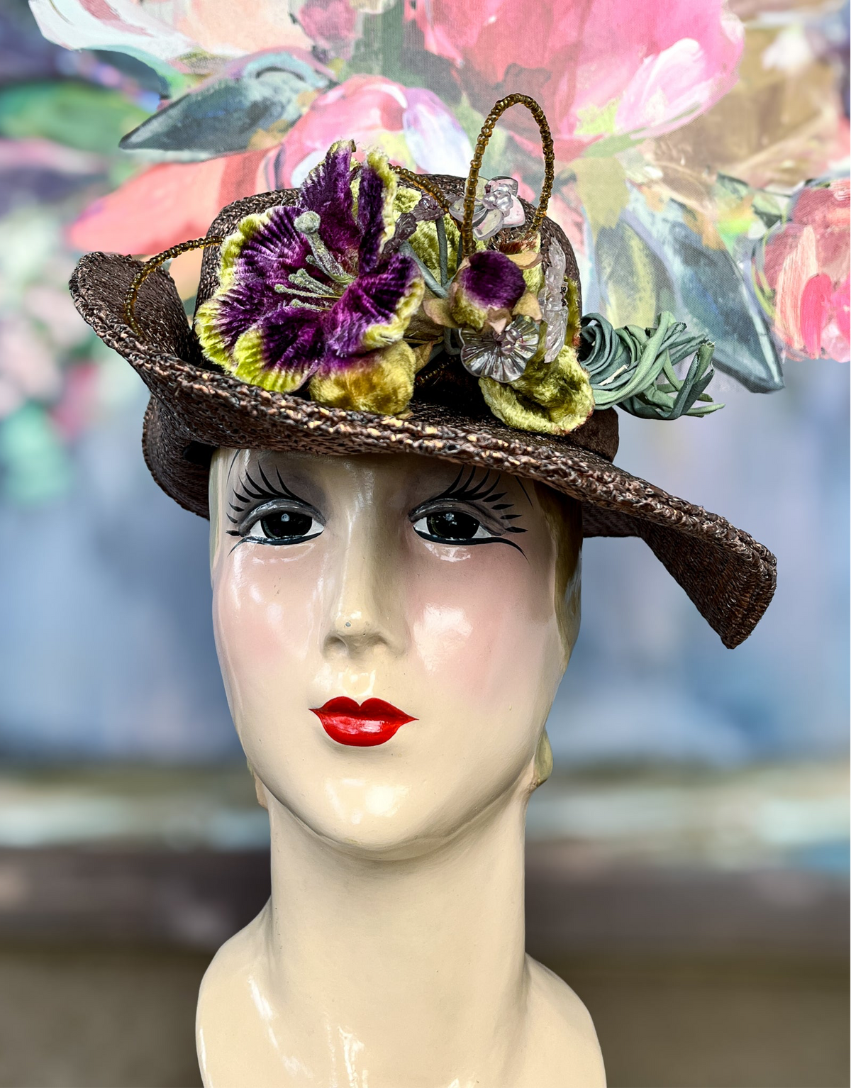 Urban Cowgirl” Metallic Straw Hat display picture 3