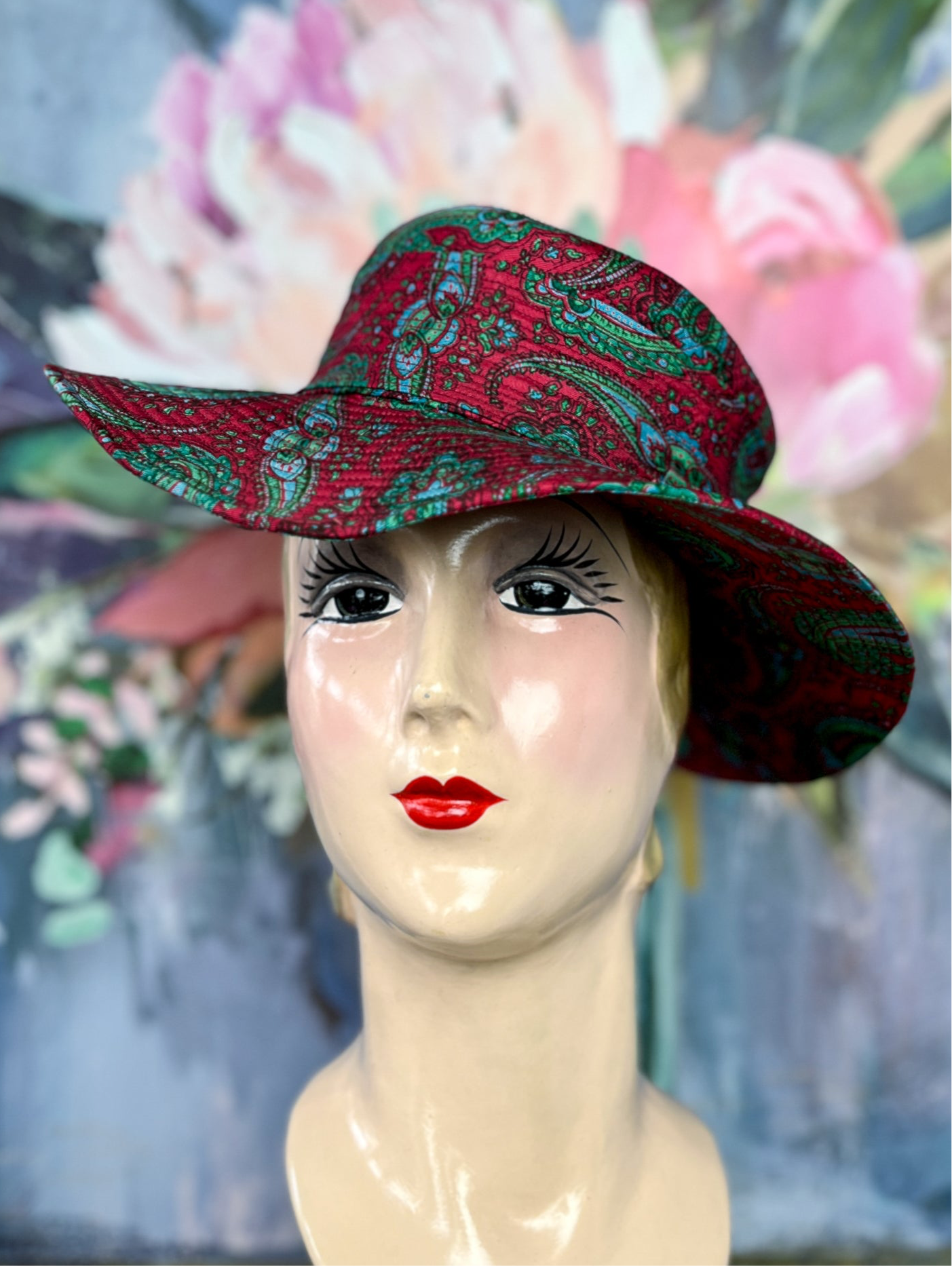 “Sweet Sophistication” Vintage Fabric Hat
