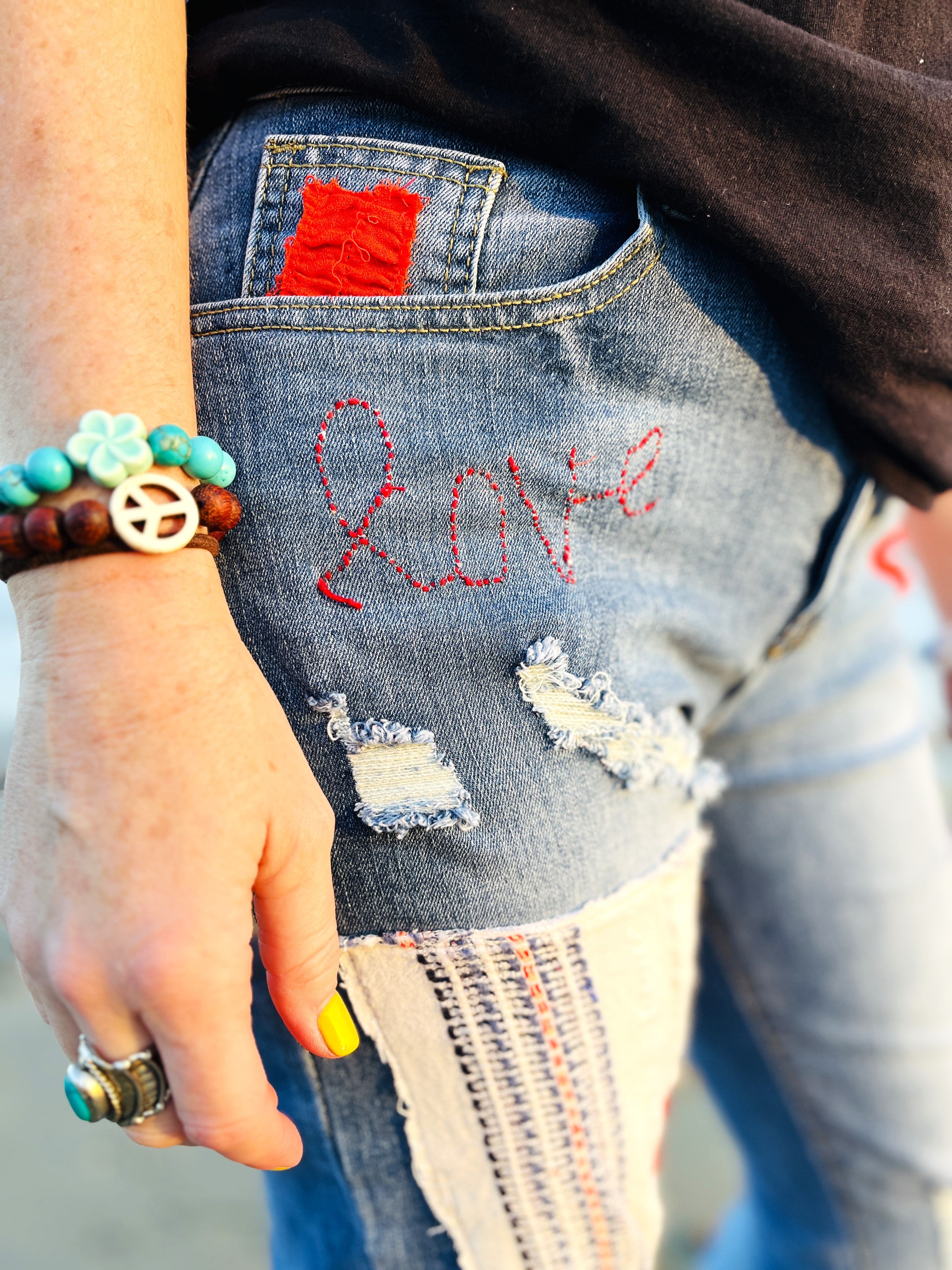 Artisan-Crafted Tummyless High-Rise Skinny Jeans