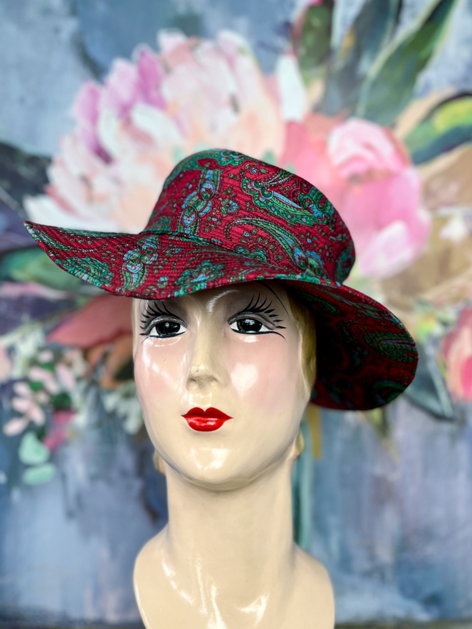 “Sweet Sophistication” Vintage Fabric Hat