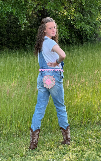 'Claire' Gypsy Handstitched Overalls