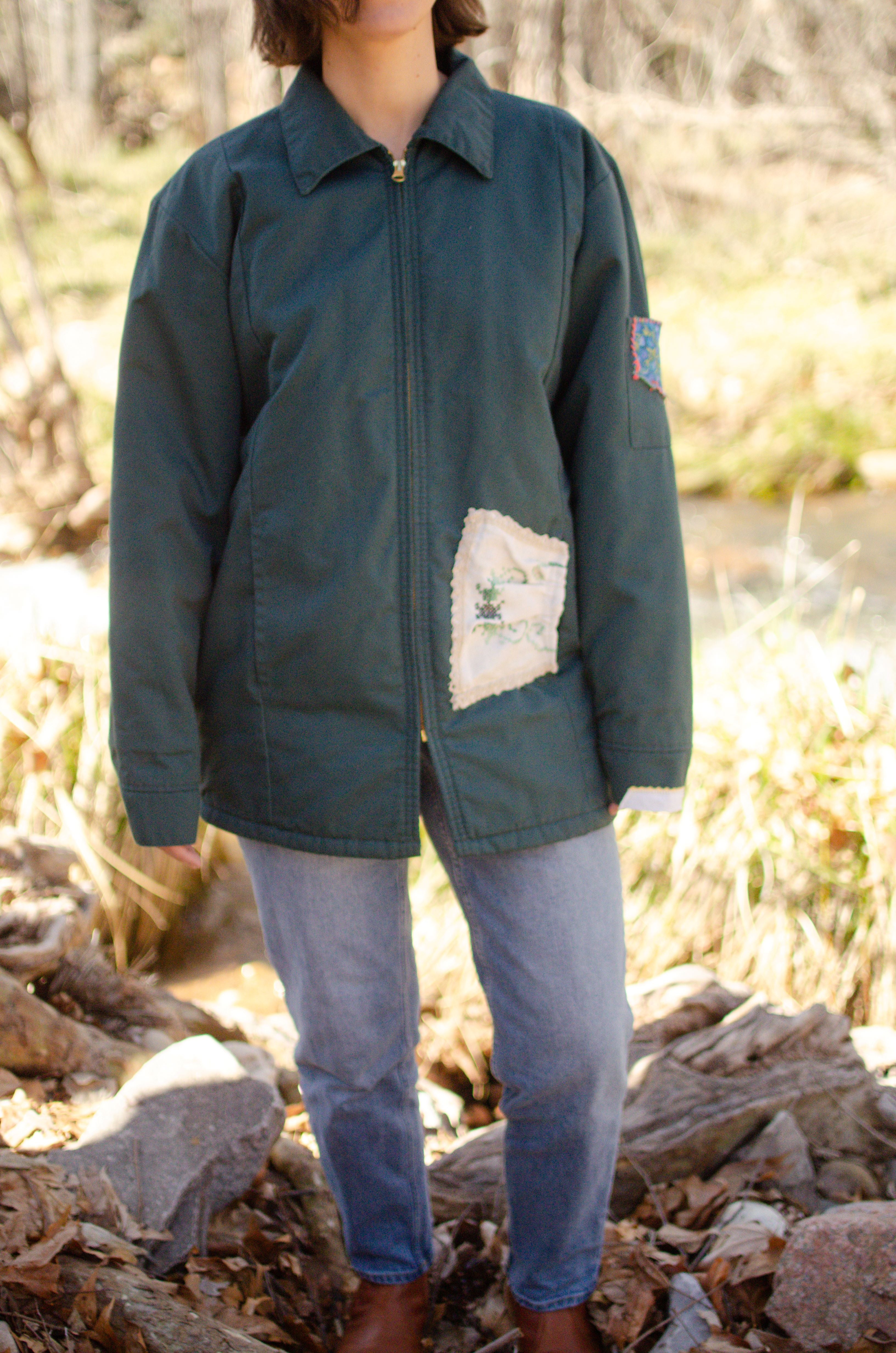 "Working Girls" Up-cycled Chore Coat