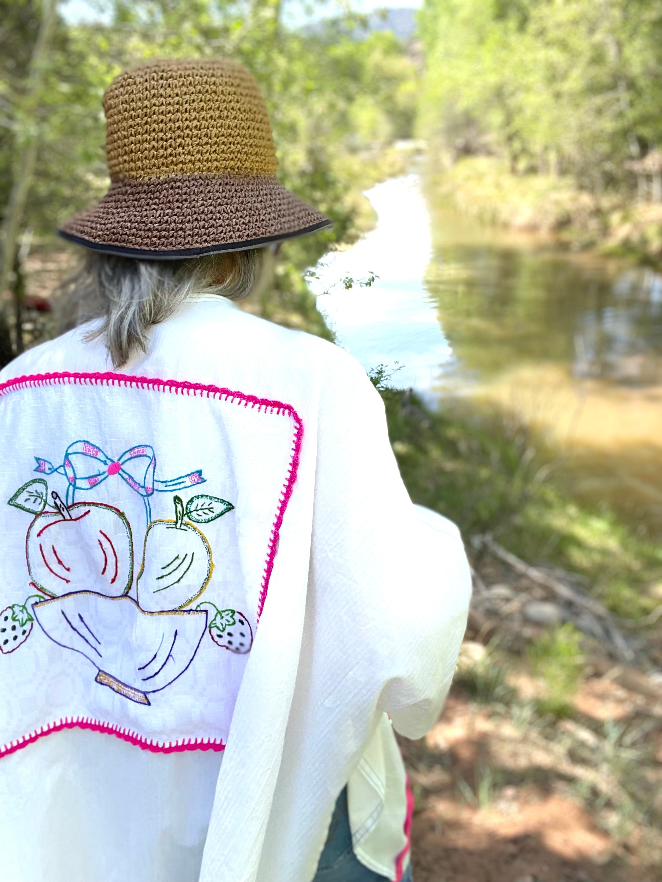 Summer Fun Up-cycled Kimono