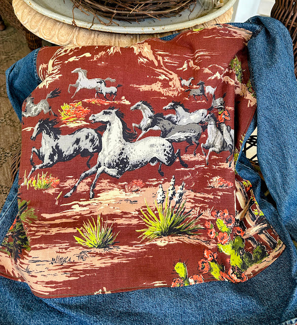 'Shay' Western-inspired Denim Top