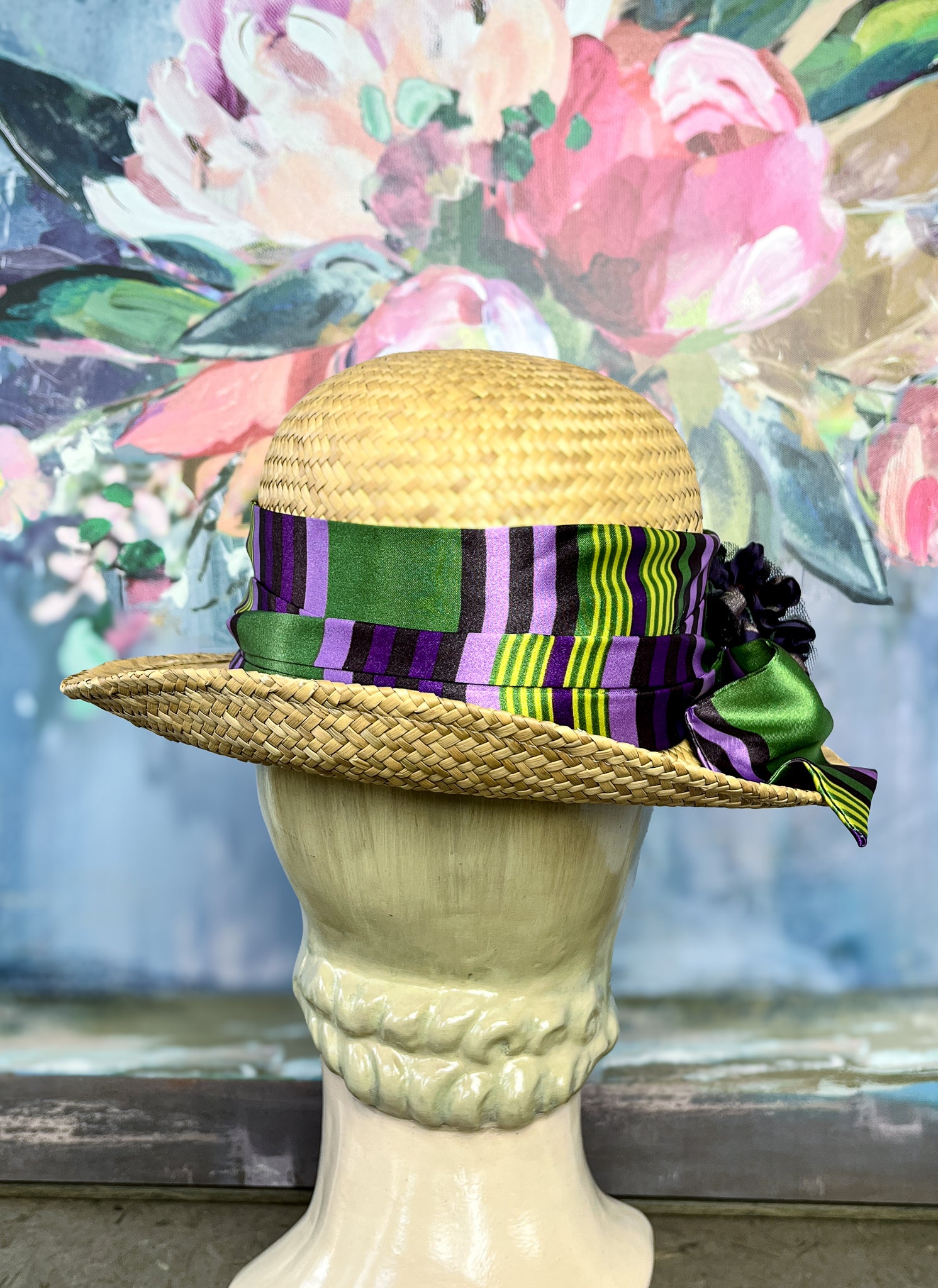 “A Walk in the Park” Summer Straw Hat