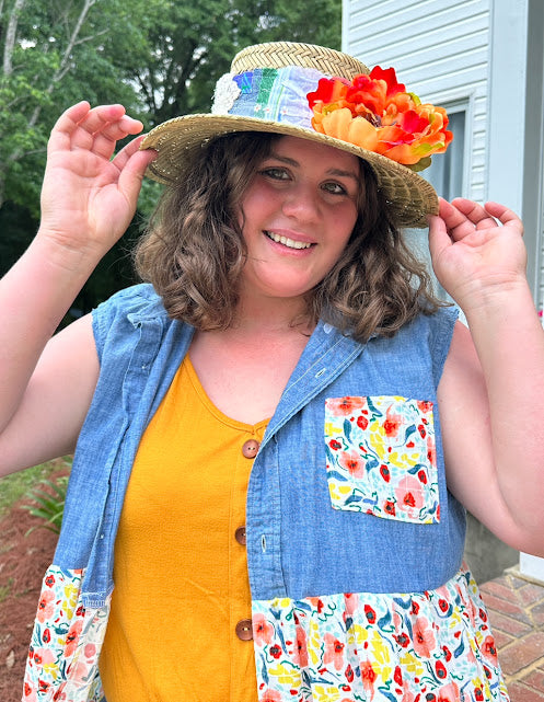 'Rose' Floral Duster