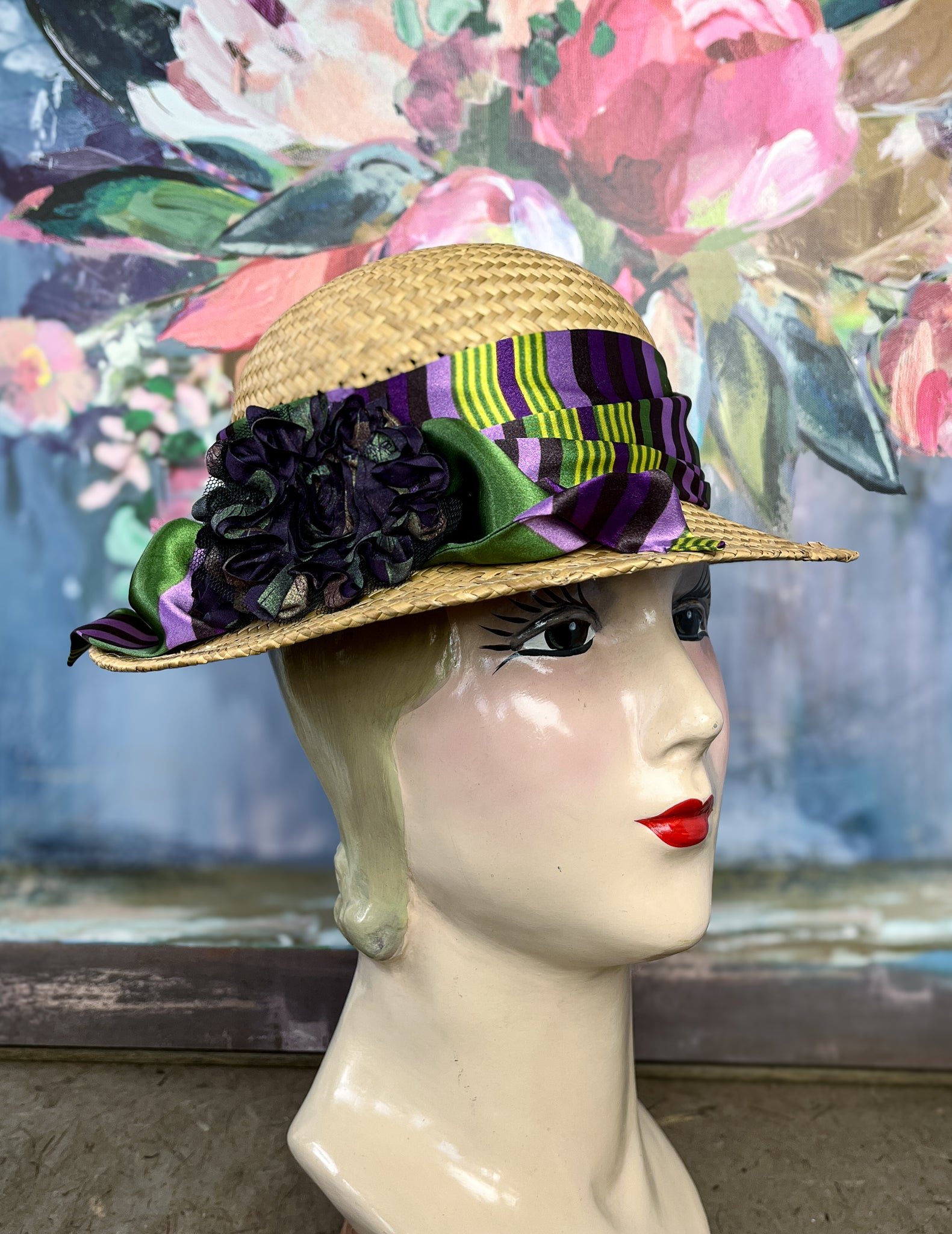 “A Walk in the Park” Summer Straw Hat