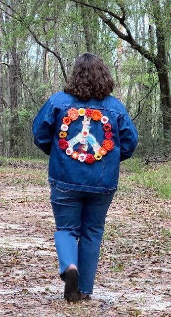 'Donna' Oversized Boyfriend Peace Jacket