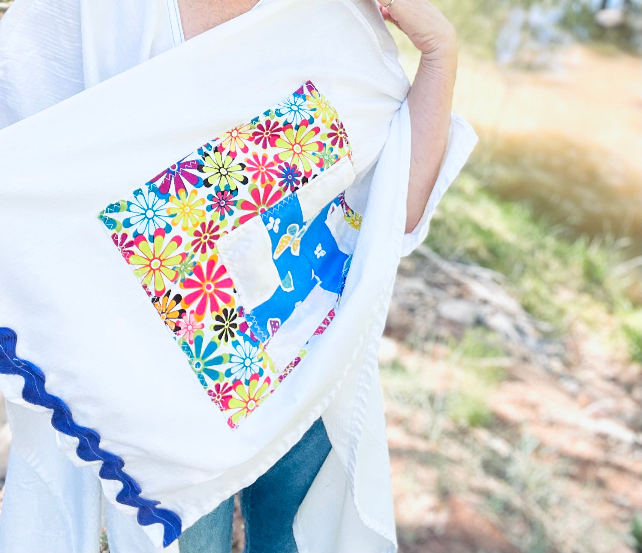 Summer Fun Up-cycled Kimono