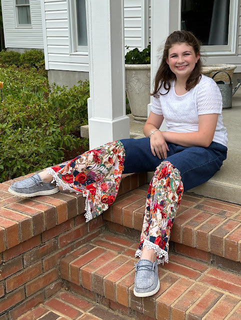 'Lynda' Floral Crochet Bells