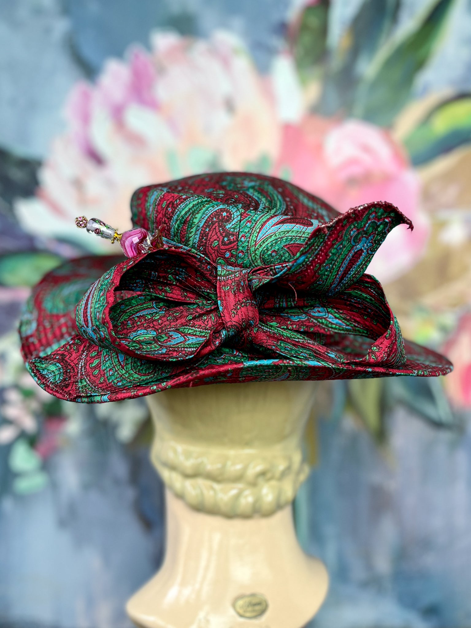 “Sweet Sophistication” Vintage Fabric Hat