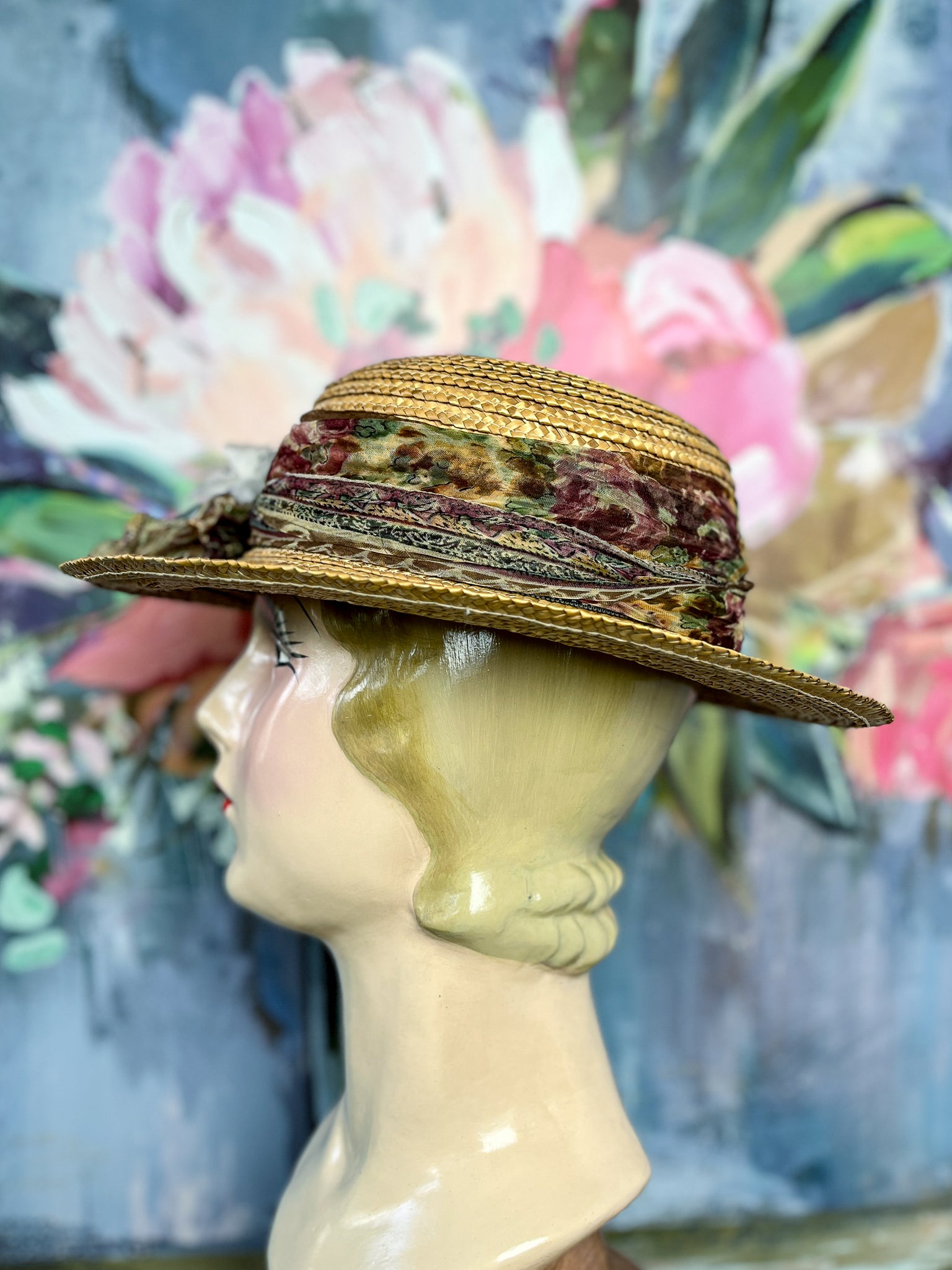 “Sunset Picnic” Summer Straw Hat