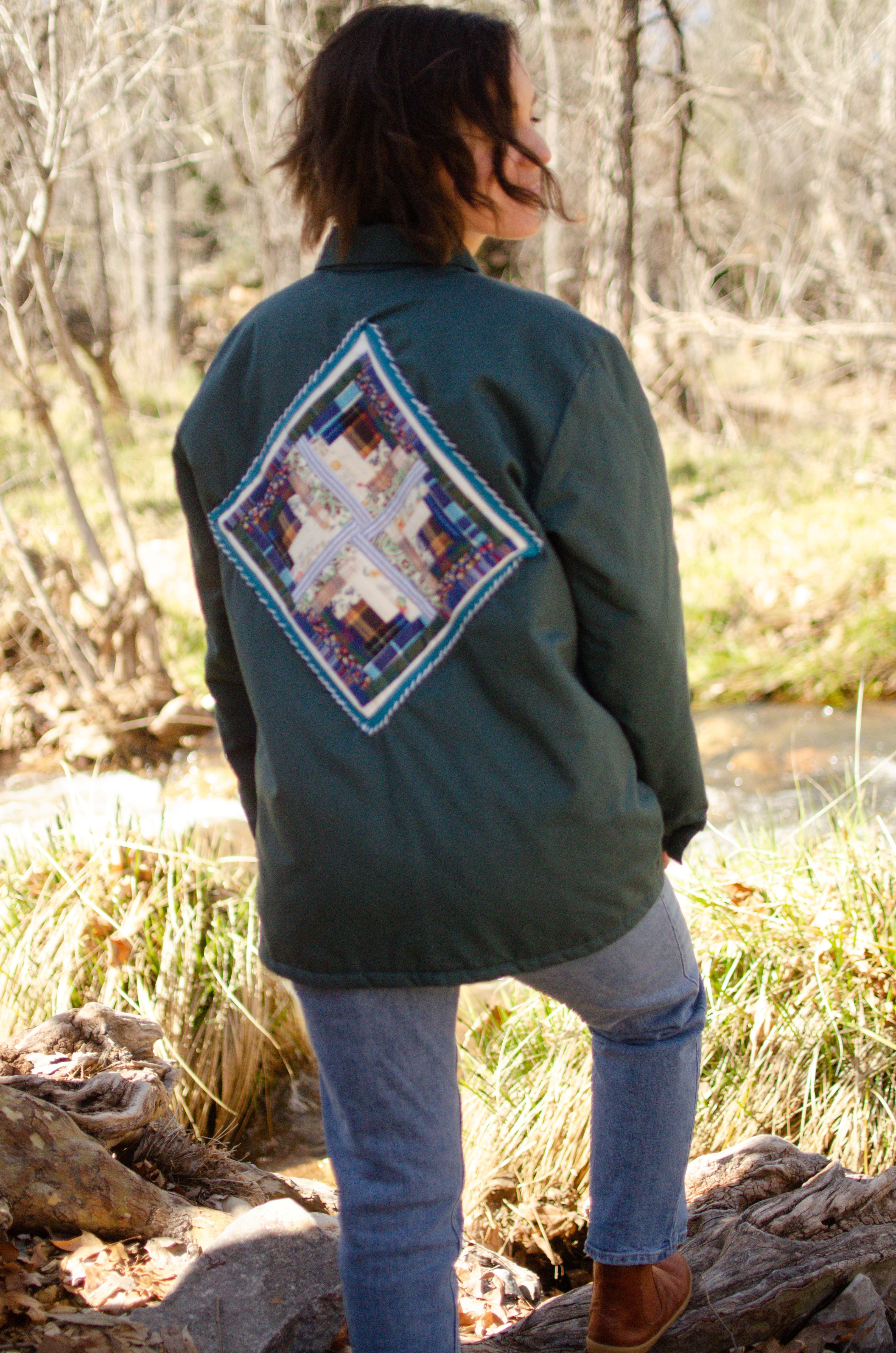 "Working Girls" Up-cycled Chore Coat