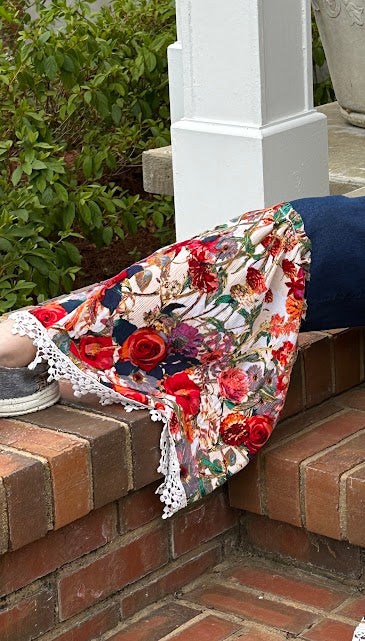 'Lynda' Floral Crochet Bells