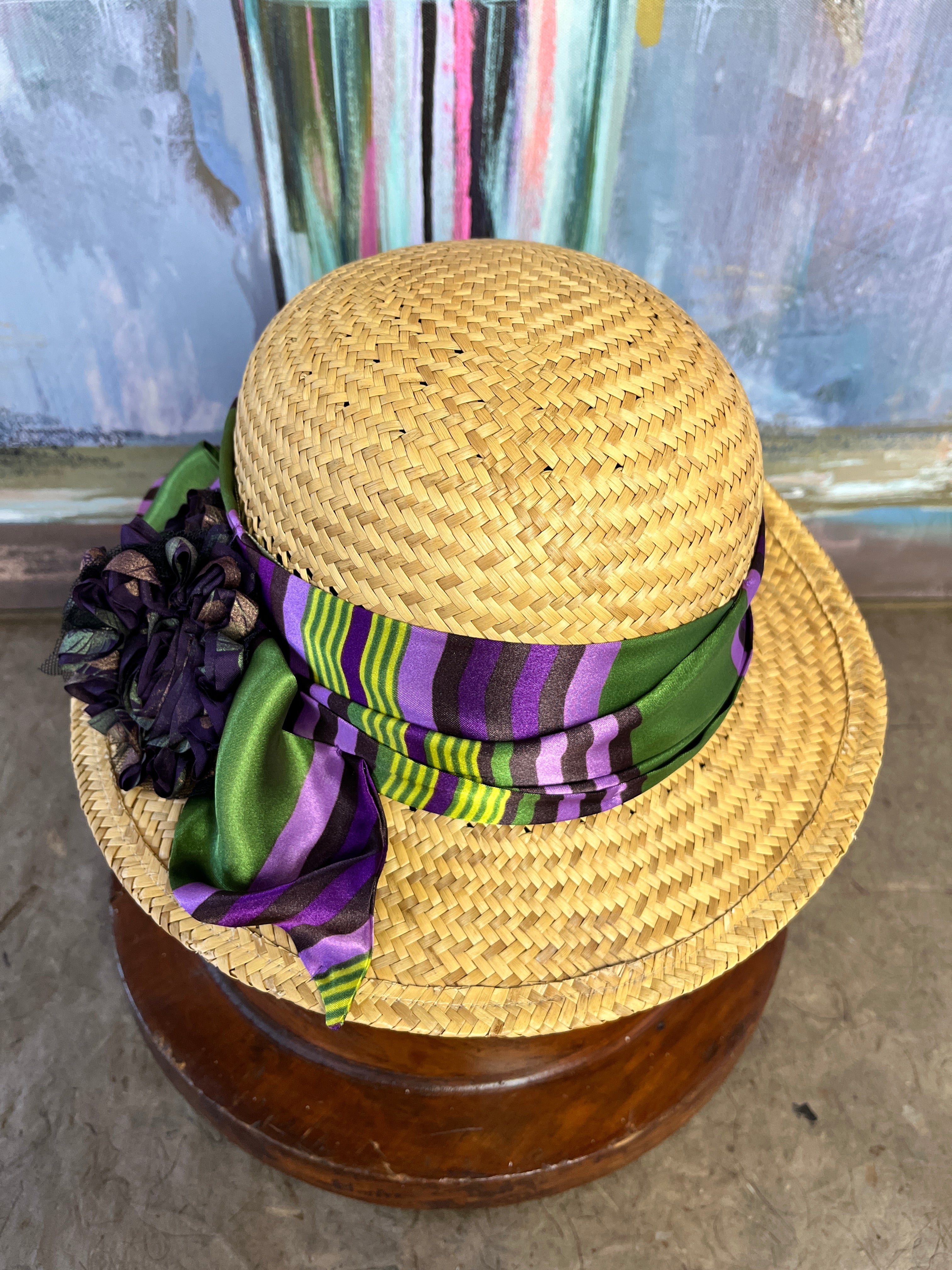 “A Walk in the Park” Summer Straw Hat