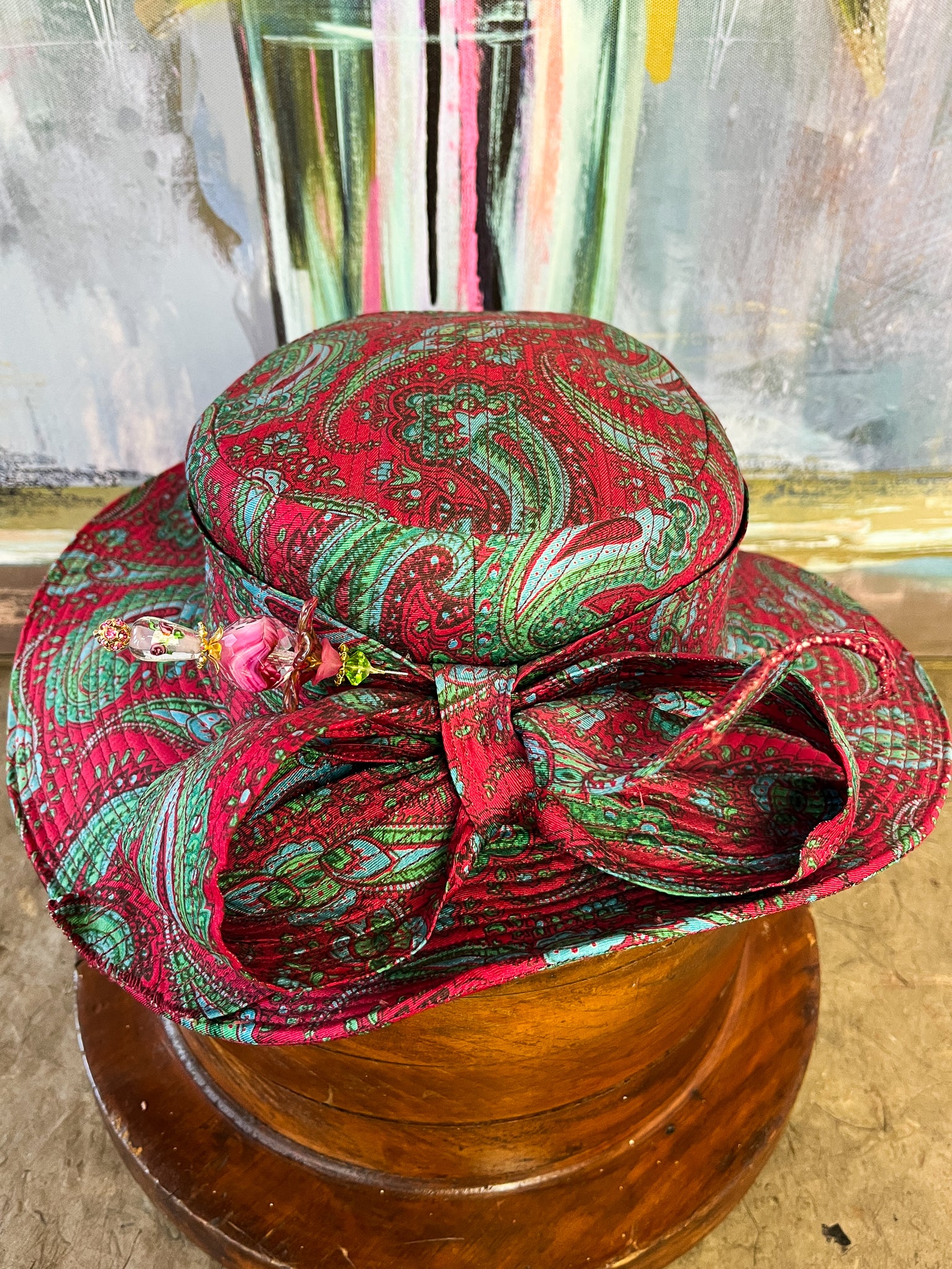 “Sweet Sophistication” Vintage Fabric Hat