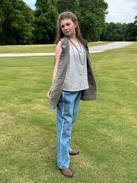 'Katie' Believe Long Vest