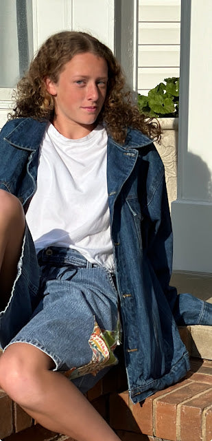 'Donna' Oversized Boyfriend Peace Jacket