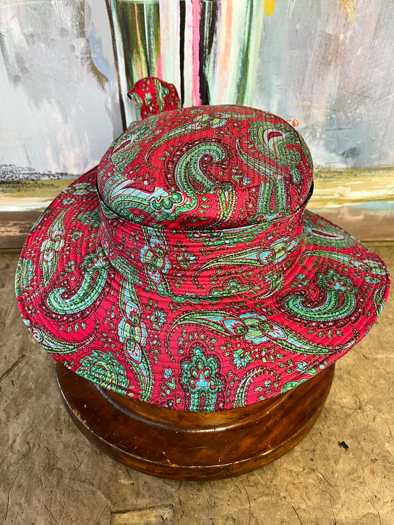 “Sweet Sophistication” Vintage Fabric Hat