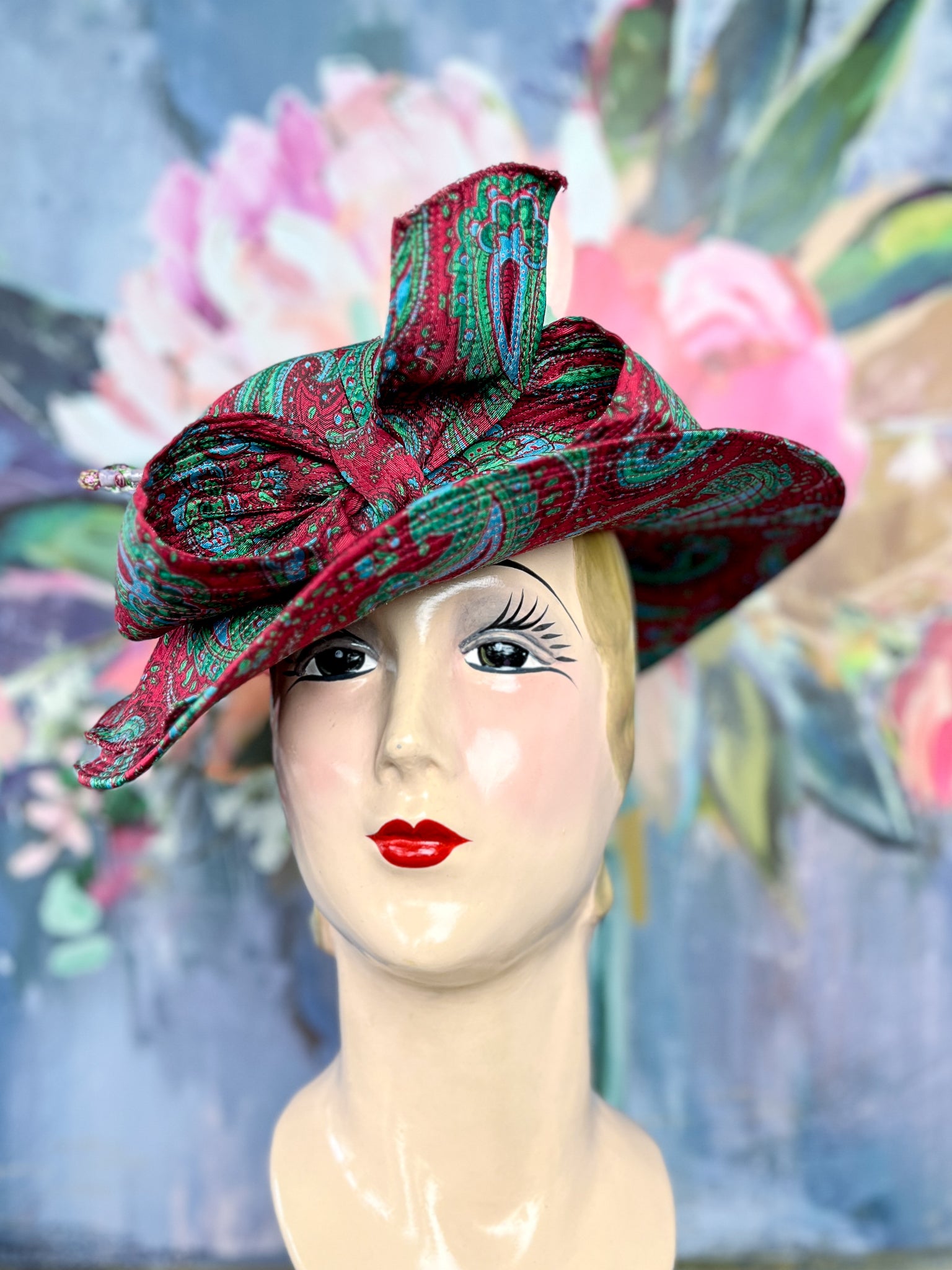 “Sweet Sophistication” Vintage Fabric Hat