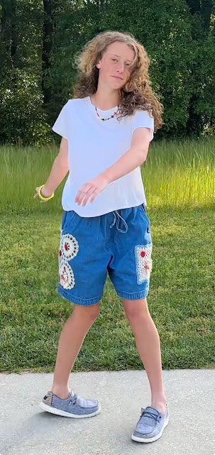 'Jessie' Crocheted Shorts