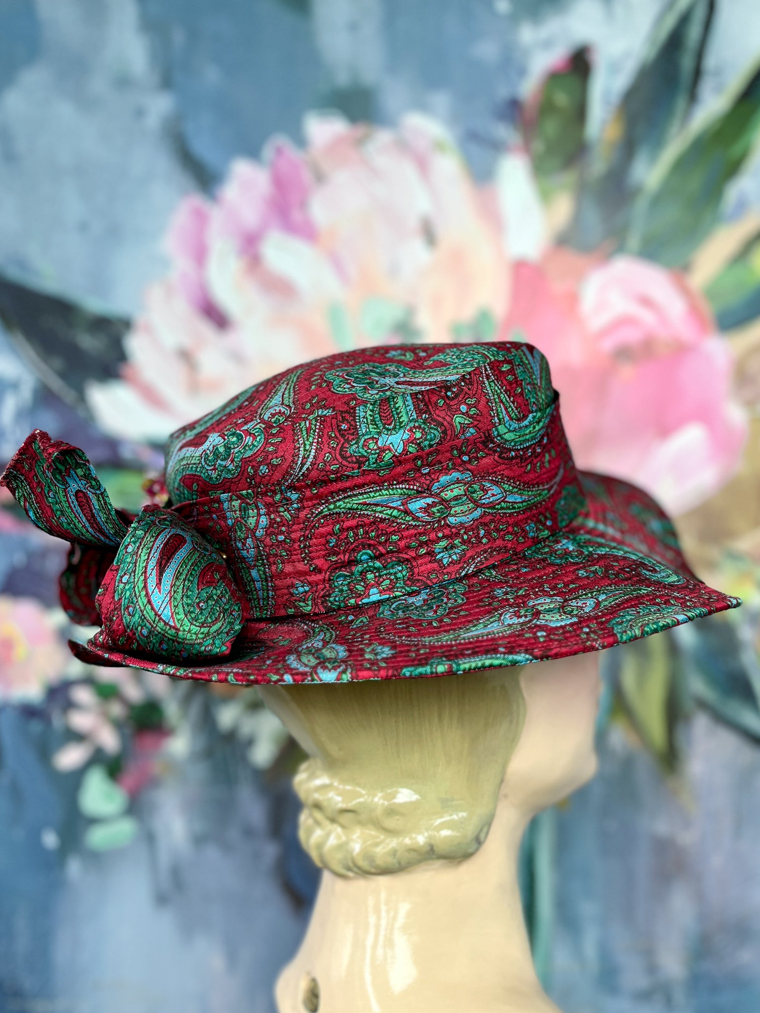 “Sweet Sophistication” Vintage Fabric Hat
