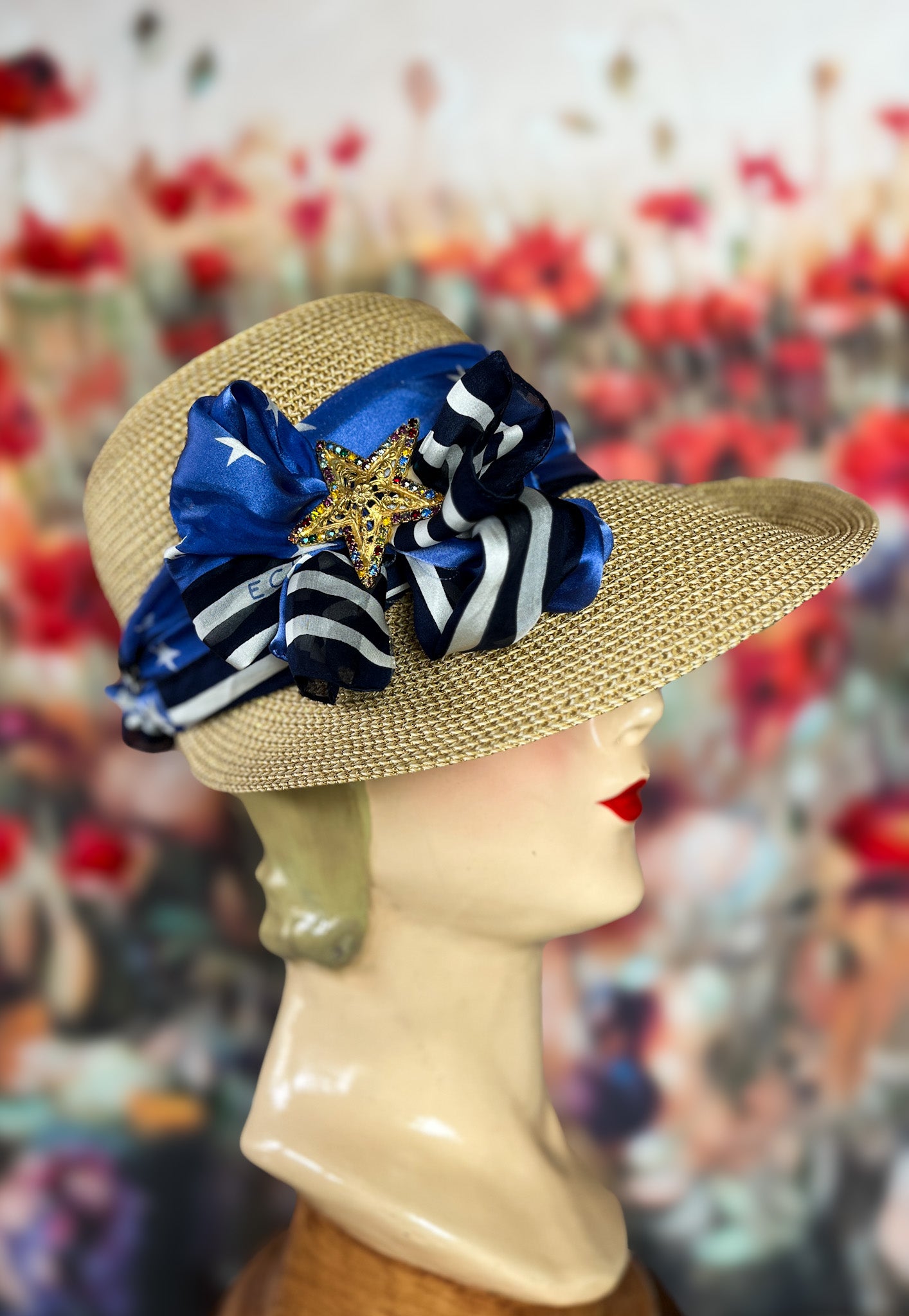 Stars N’ Stripes Straw Cap