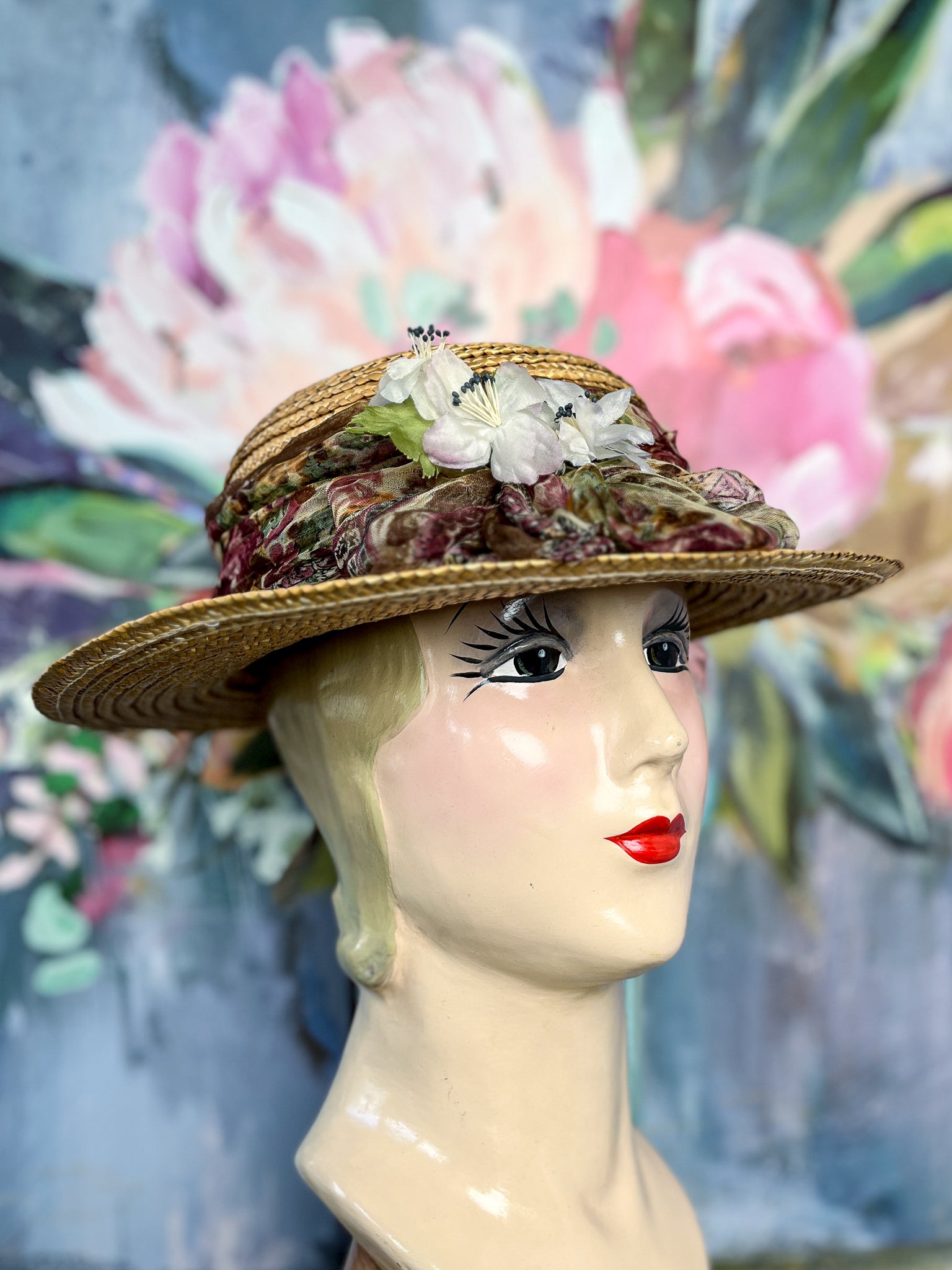 “Sunset Picnic” Summer Straw Hat