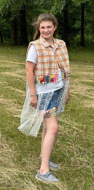 'Lacey' Plaid Duster