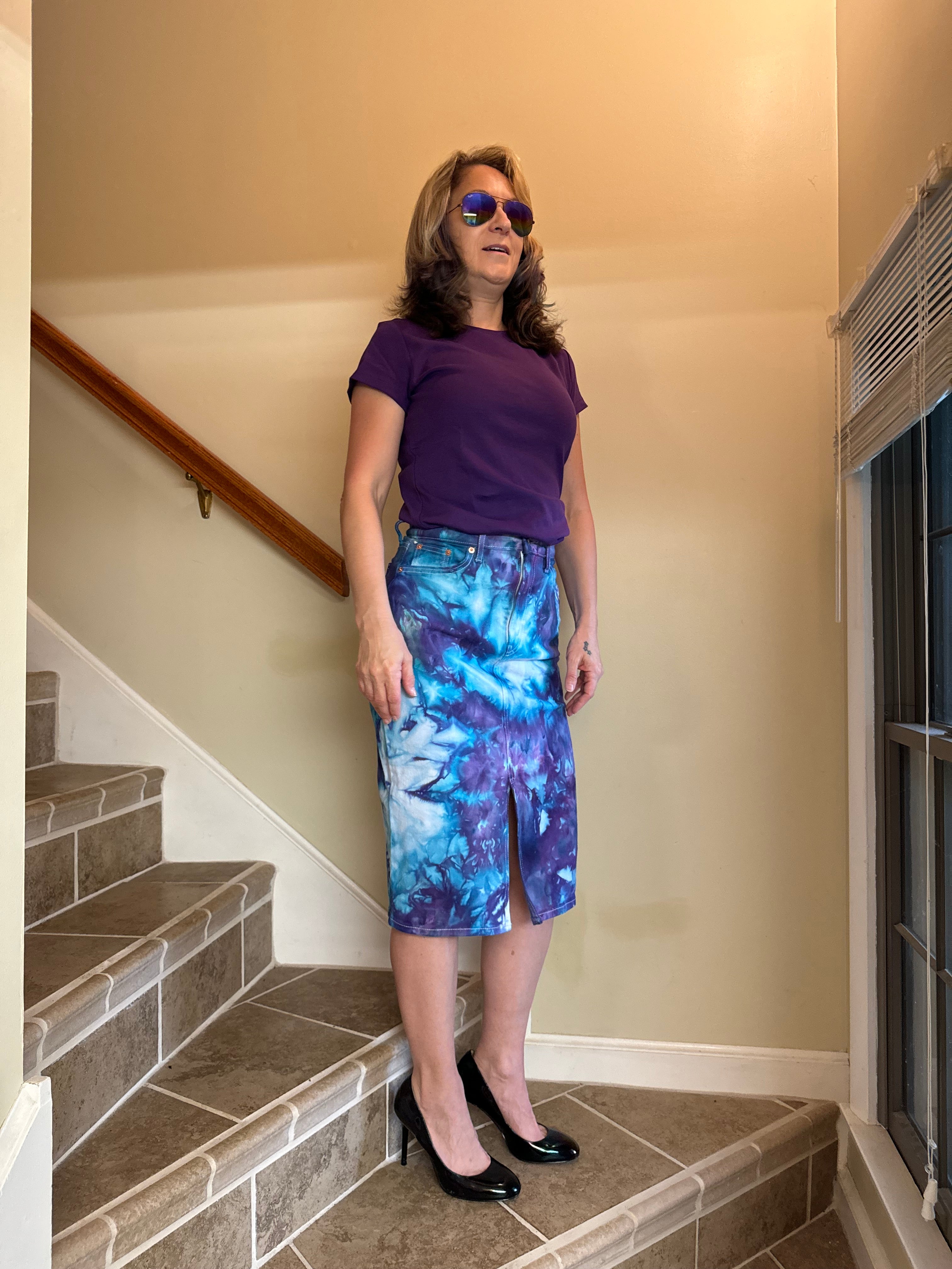 Psychedelic Glacier Skirt