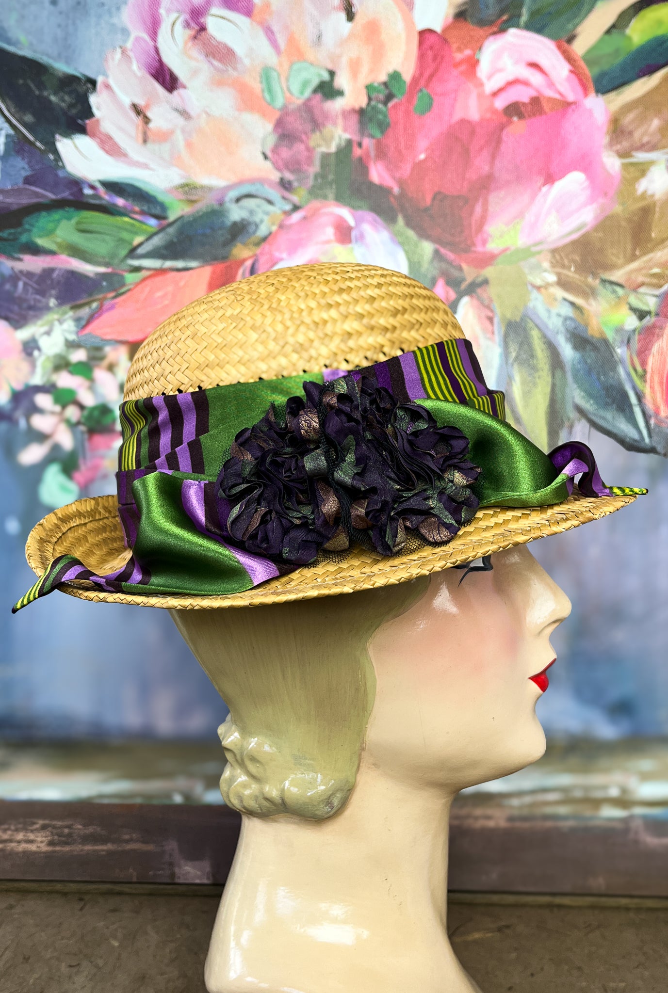 “A Walk in the Park” Summer Straw Hat