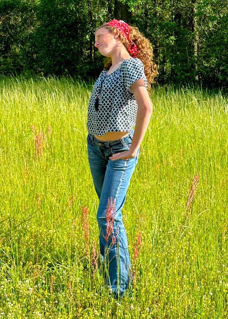 'Carlee' Basic Cropped Top