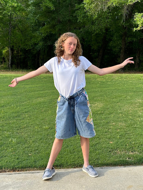 'Maddie' Boyfriend Denim Shorts