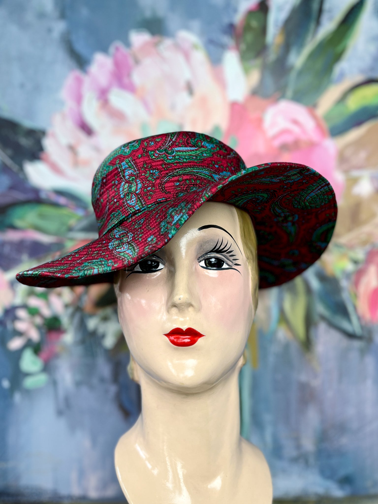 “Sweet Sophistication” Vintage Fabric Hat