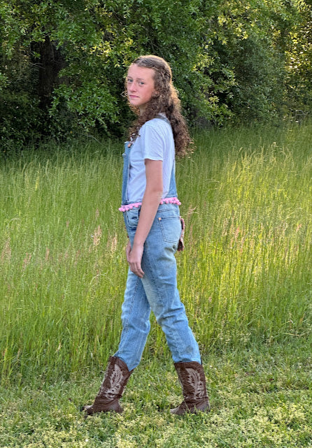 'Claire' Gypsy Handstitched Overalls