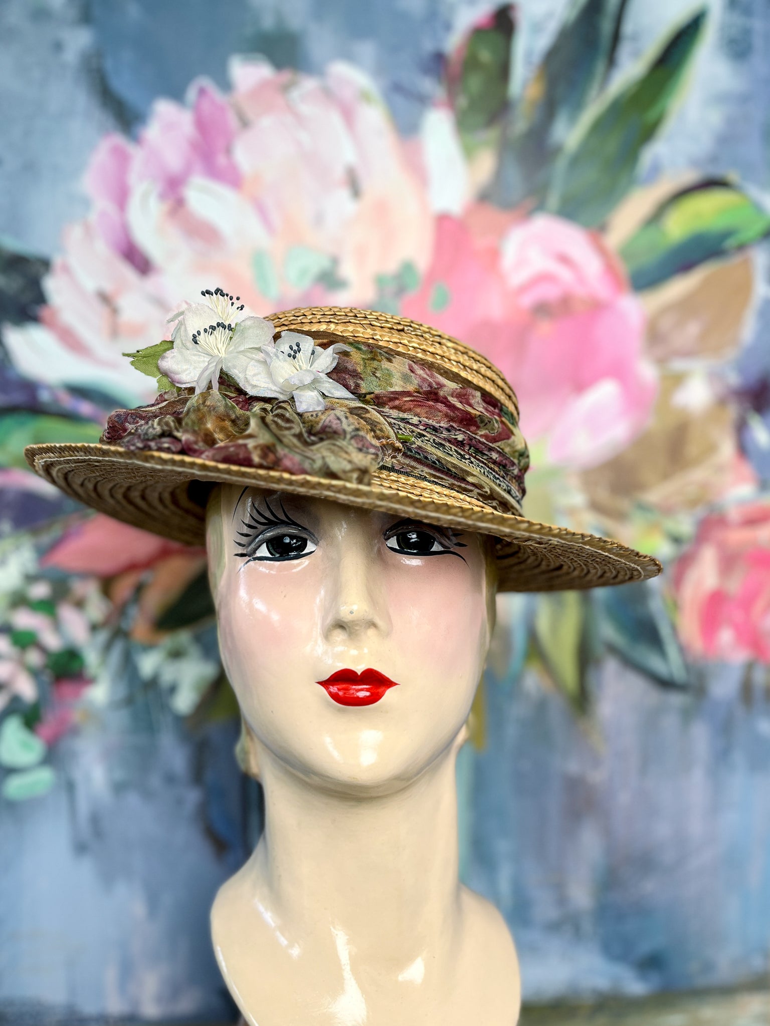 “Sunset Picnic” Summer Straw Hat