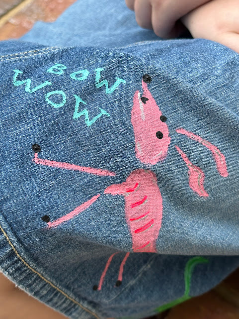 'Lulu' Hand Painted Skirt