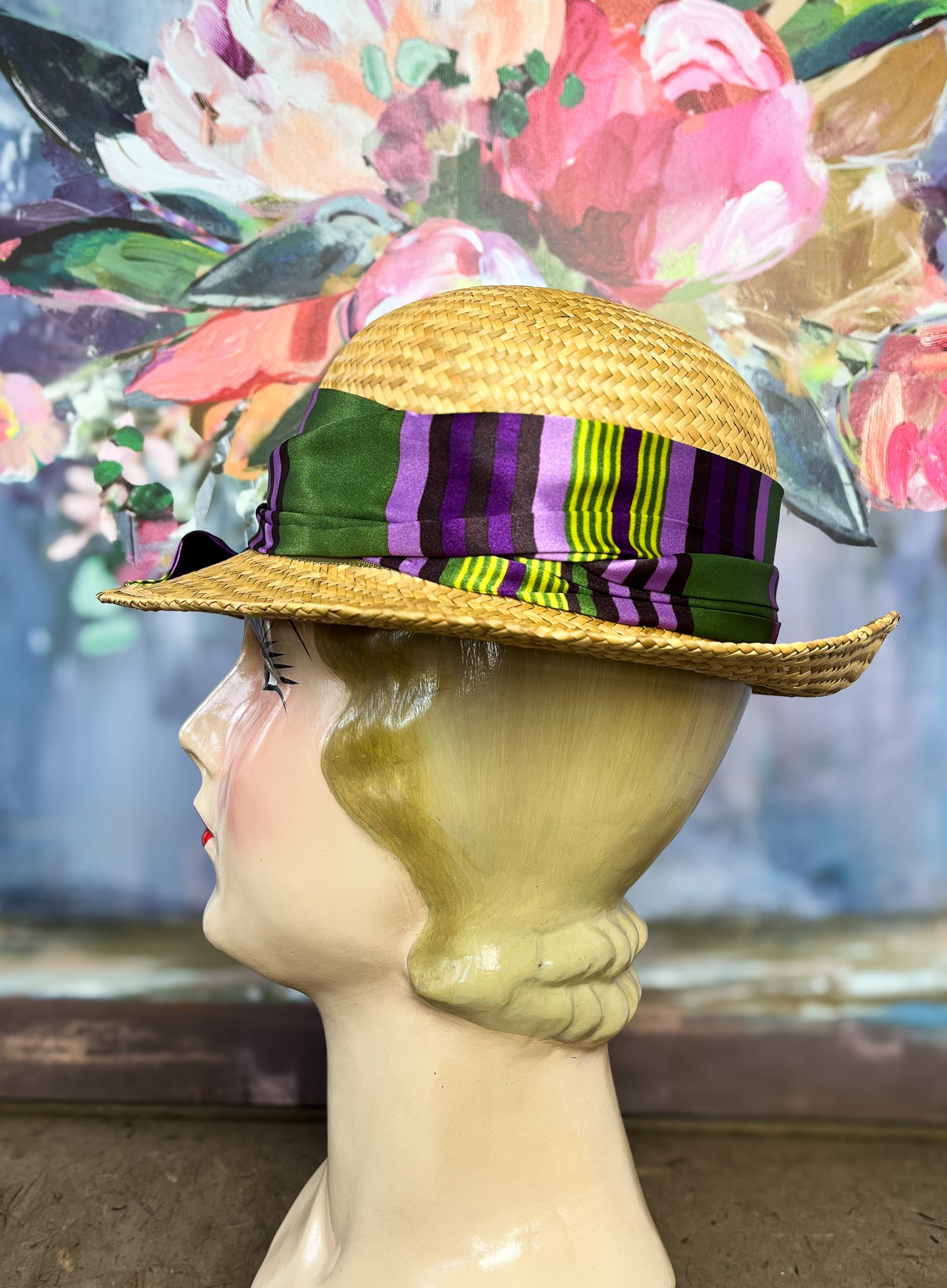 “A Walk in the Park” Summer Straw Hat