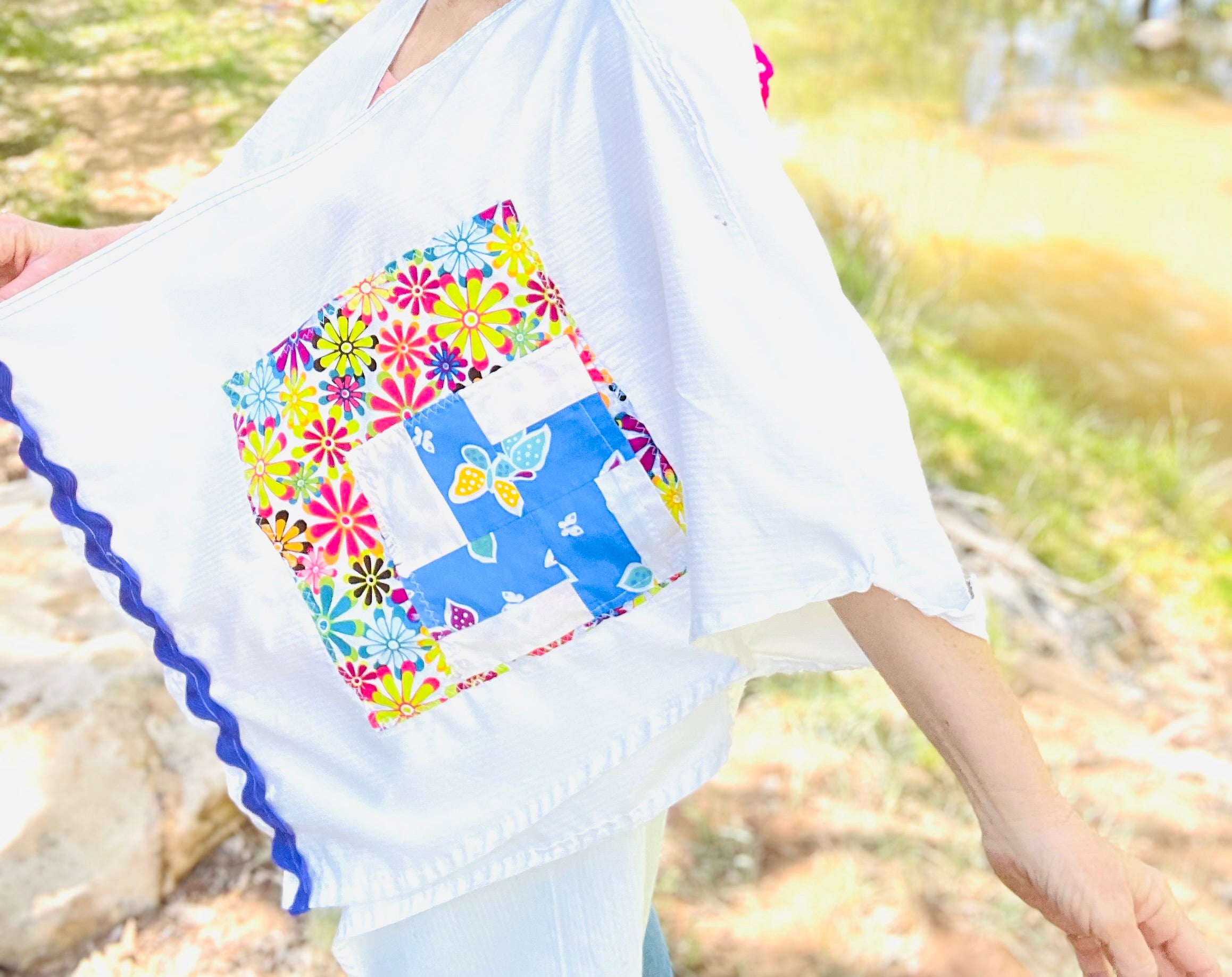 Summer Fun Up-cycled Kimono