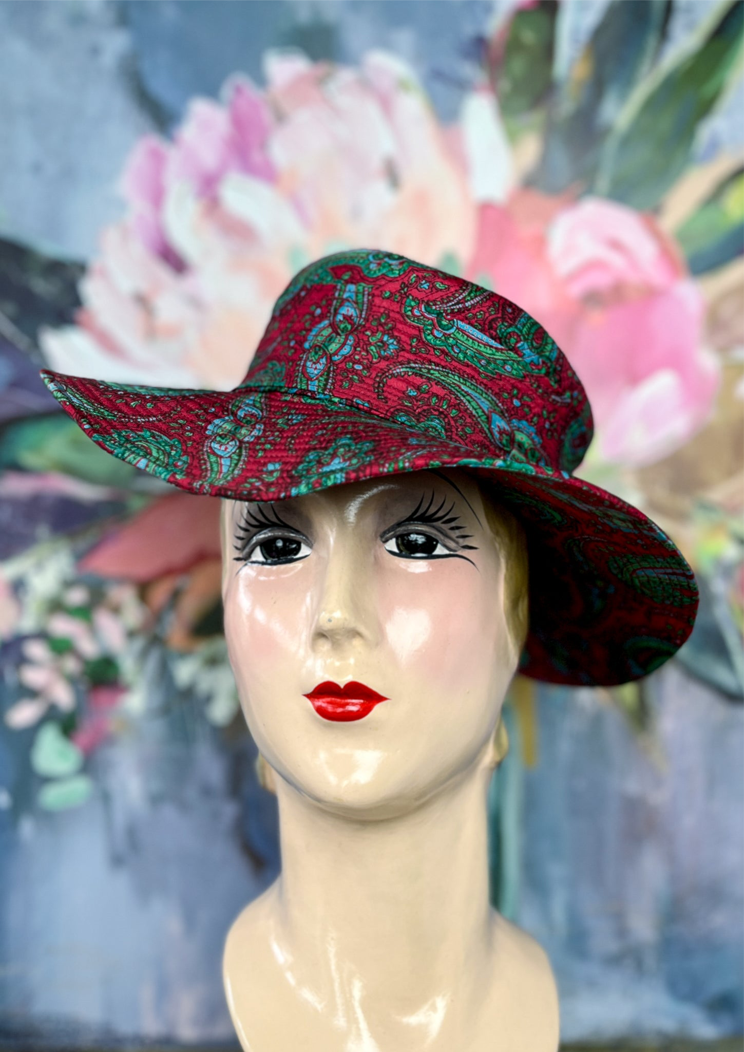 “Sweet Sophistication” Vintage Fabric Hat
