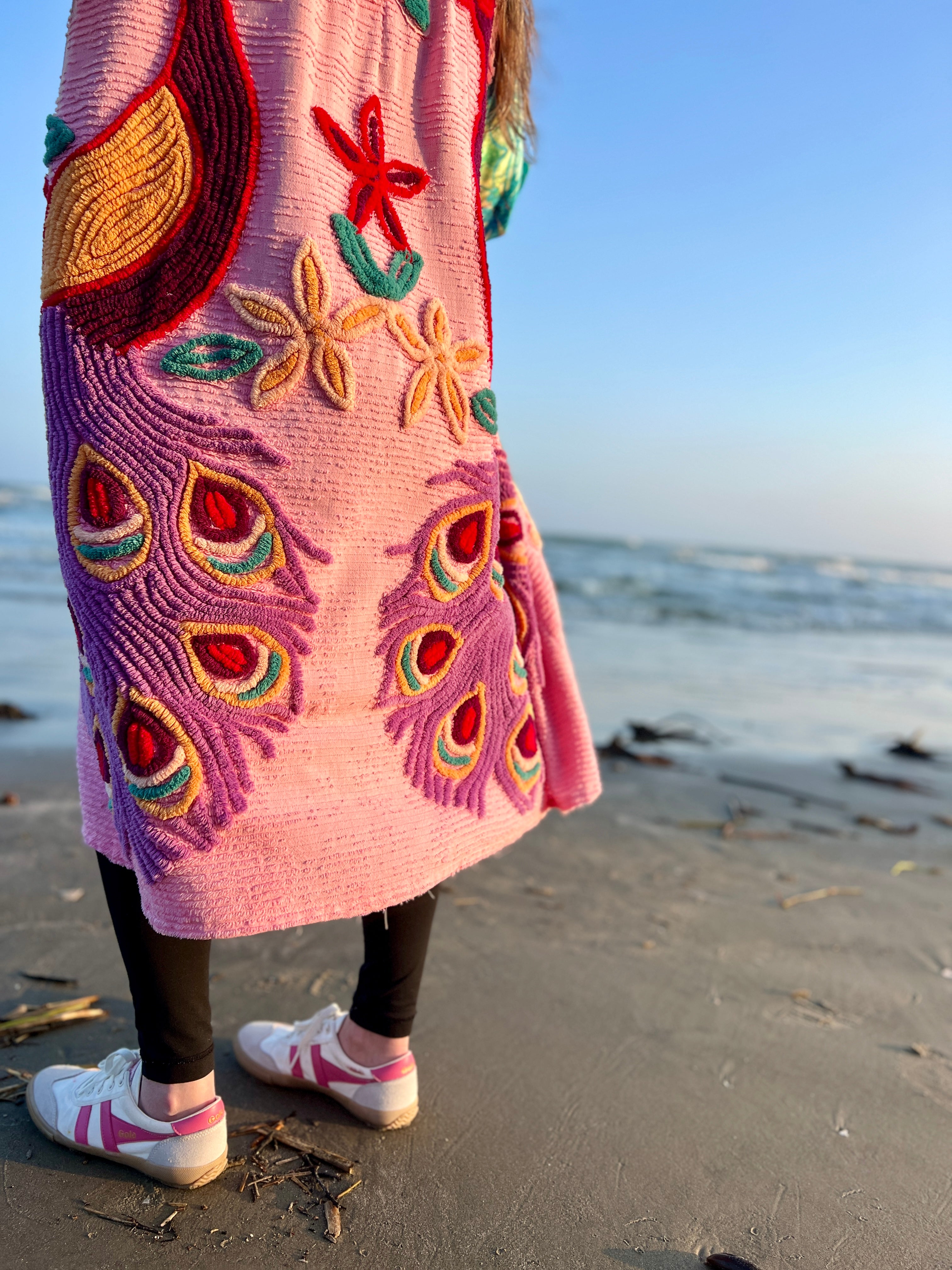 Pink Peacock popular Kimono