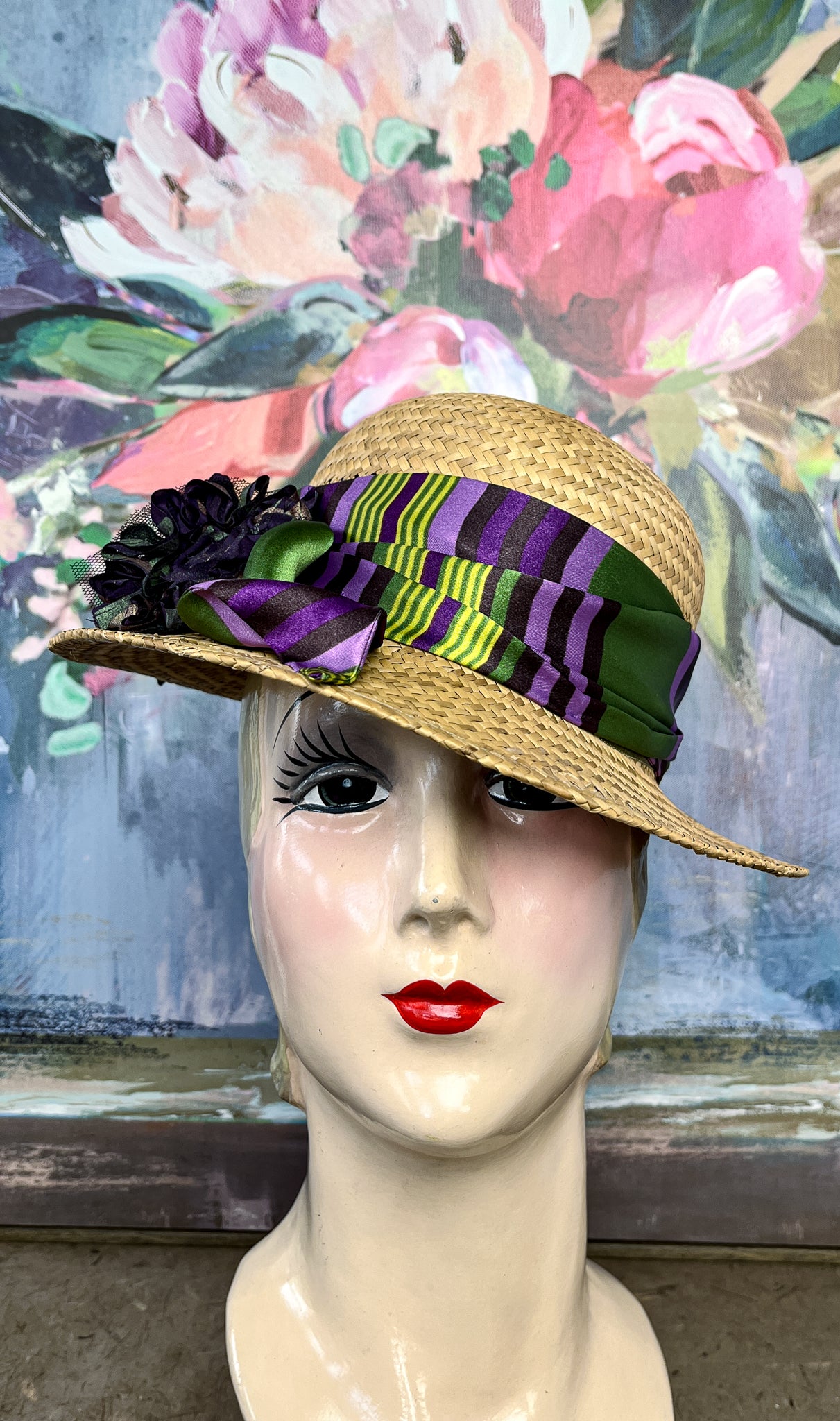 “A Walk in the Park” Summer Straw Hat