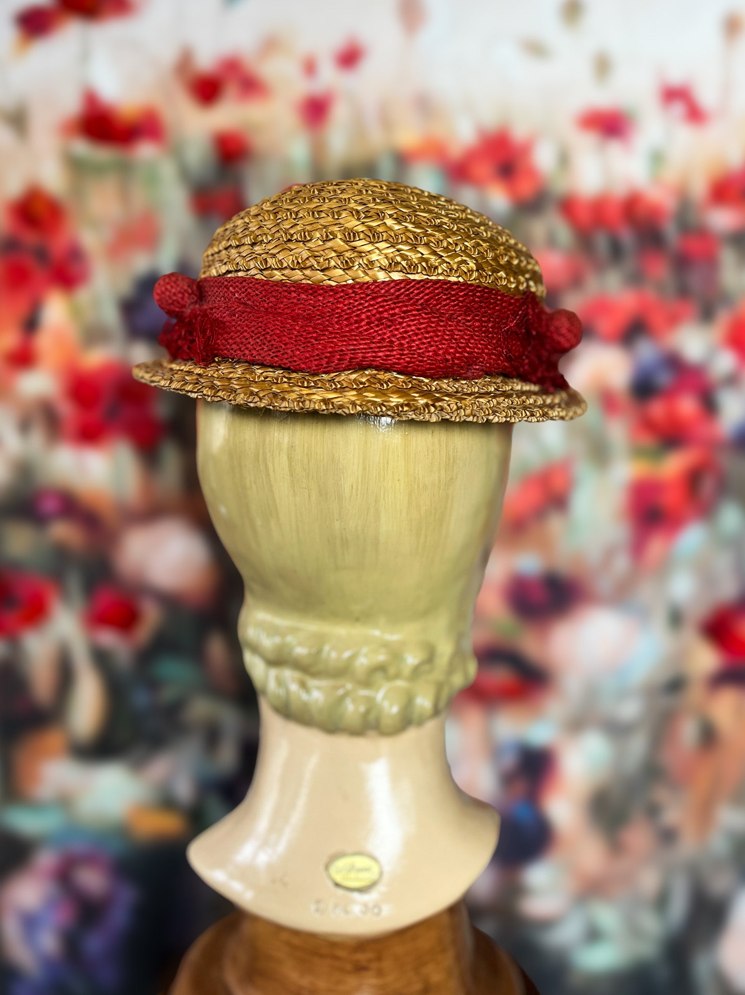 Carousel Vintage Straw Hat