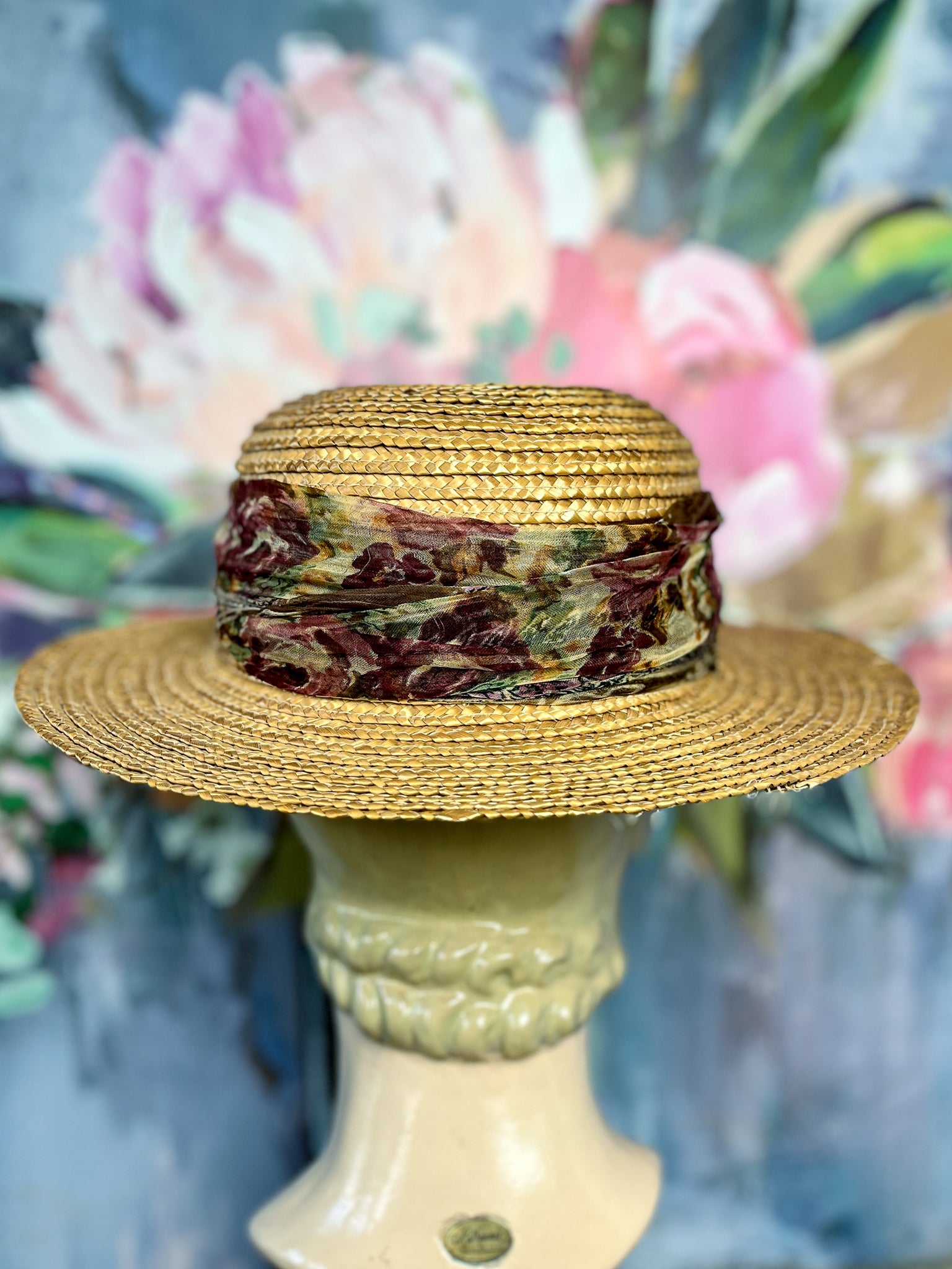 “Sunset Picnic” Summer Straw Hat