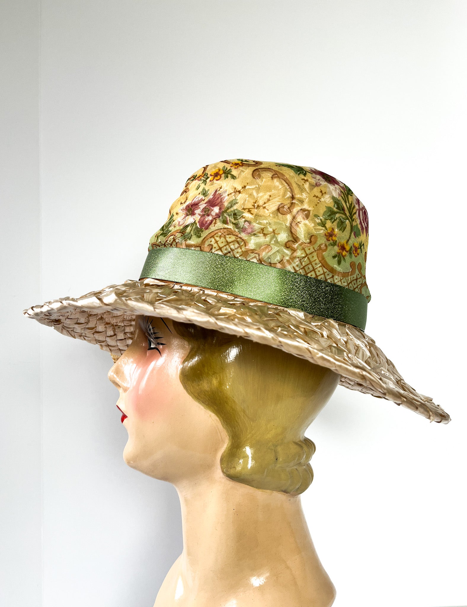 Southern Belle Vintage Straw Hat