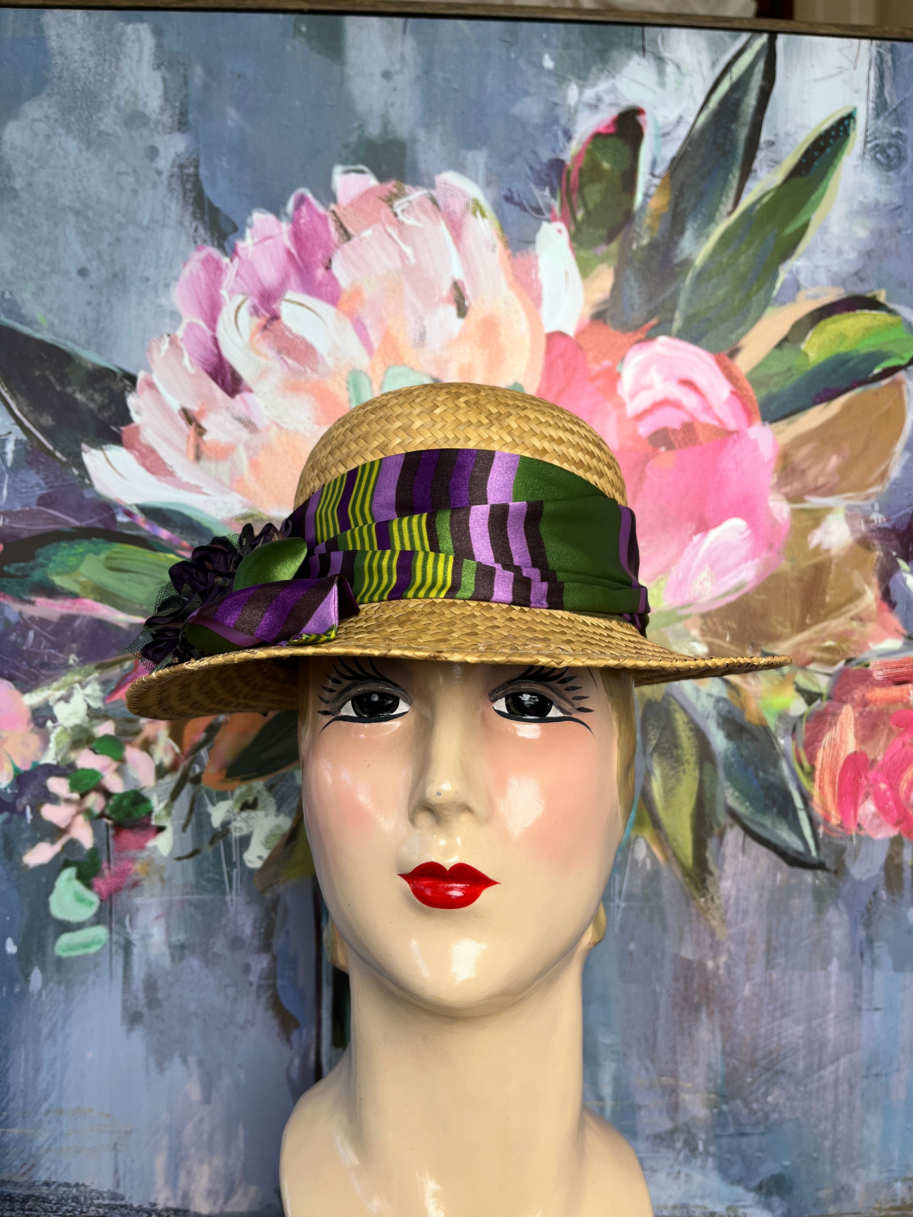 “A Walk in the Park” Summer Straw Hat