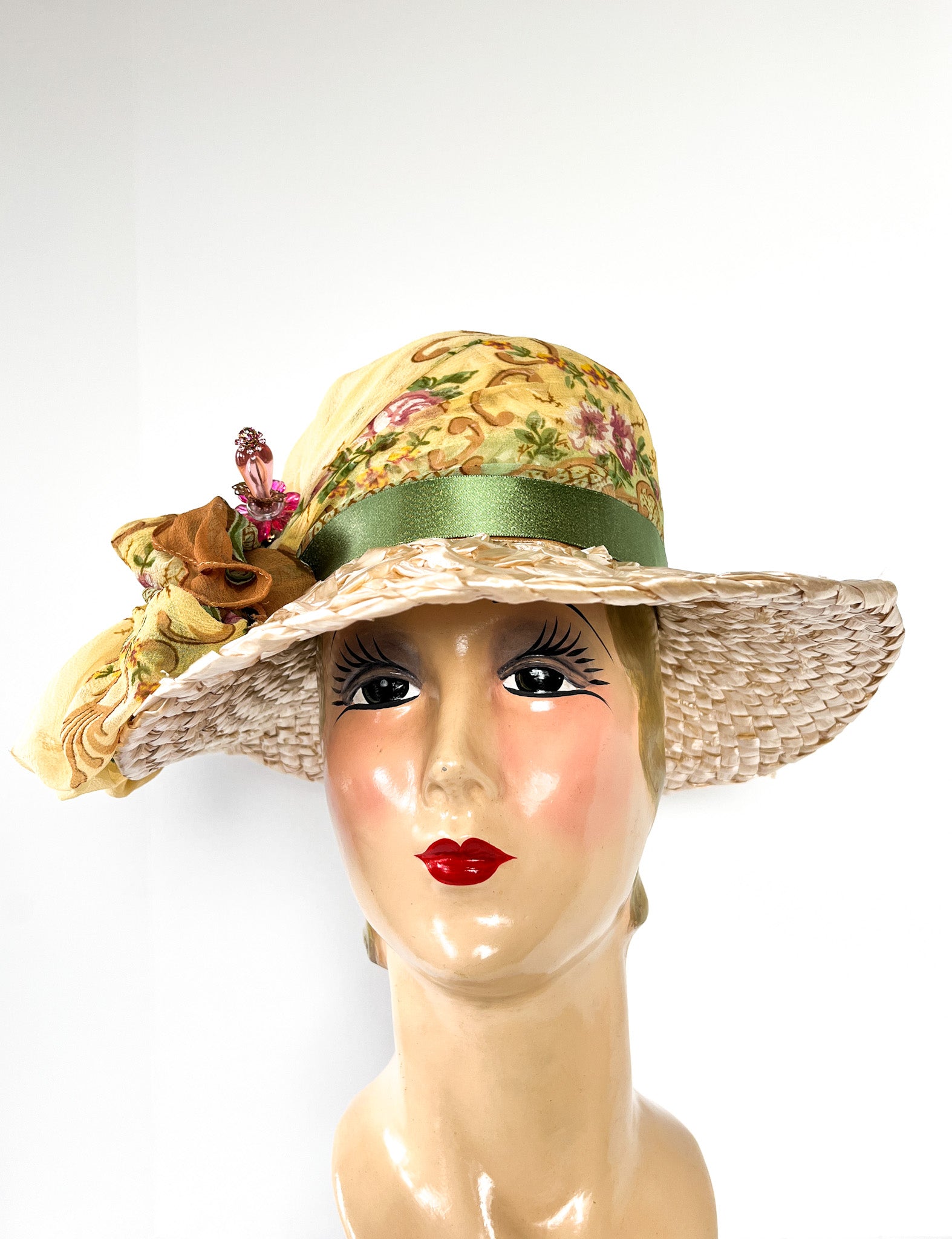 Southern Belle Vintage Straw Hat