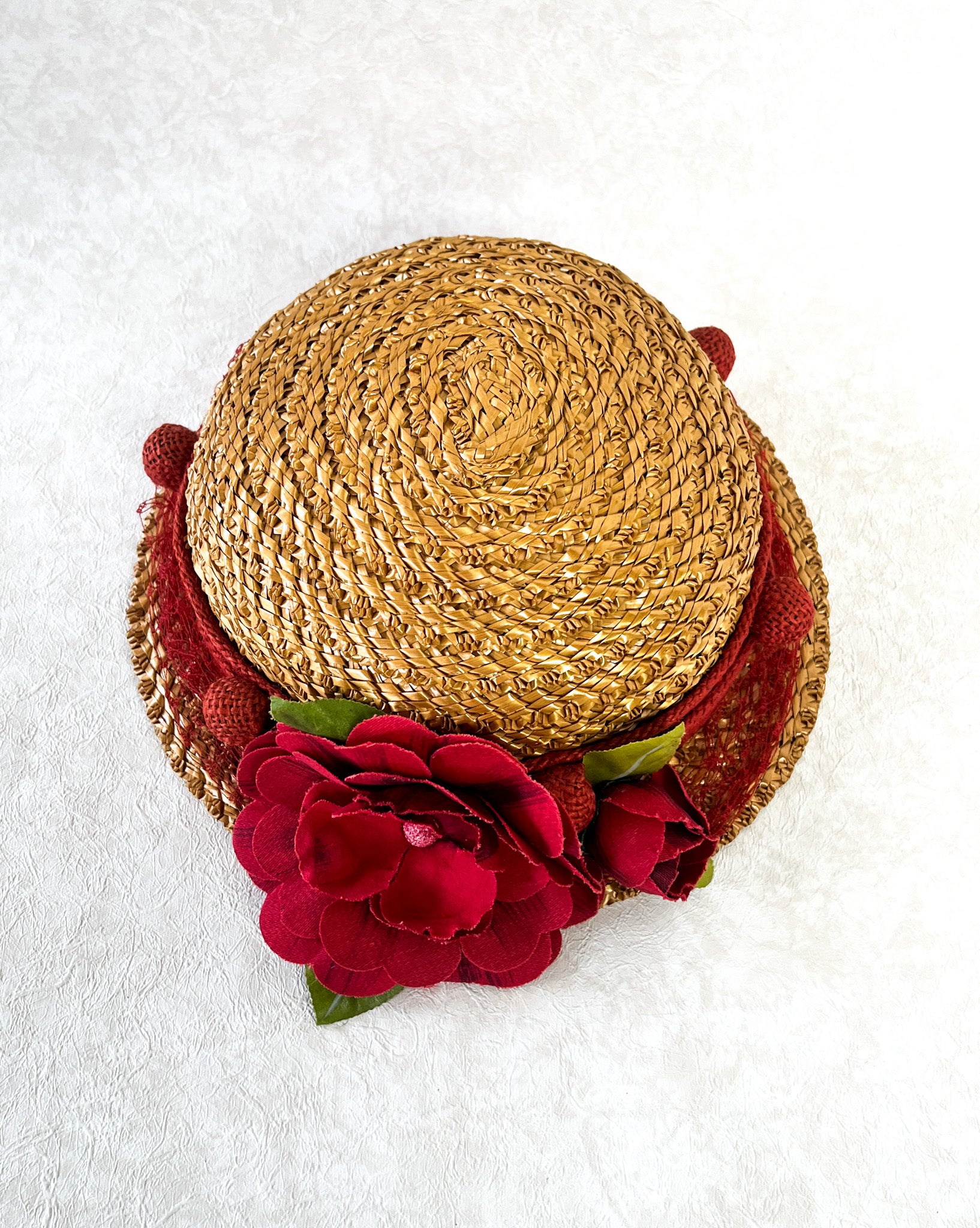 Carousel Vintage Straw Hat