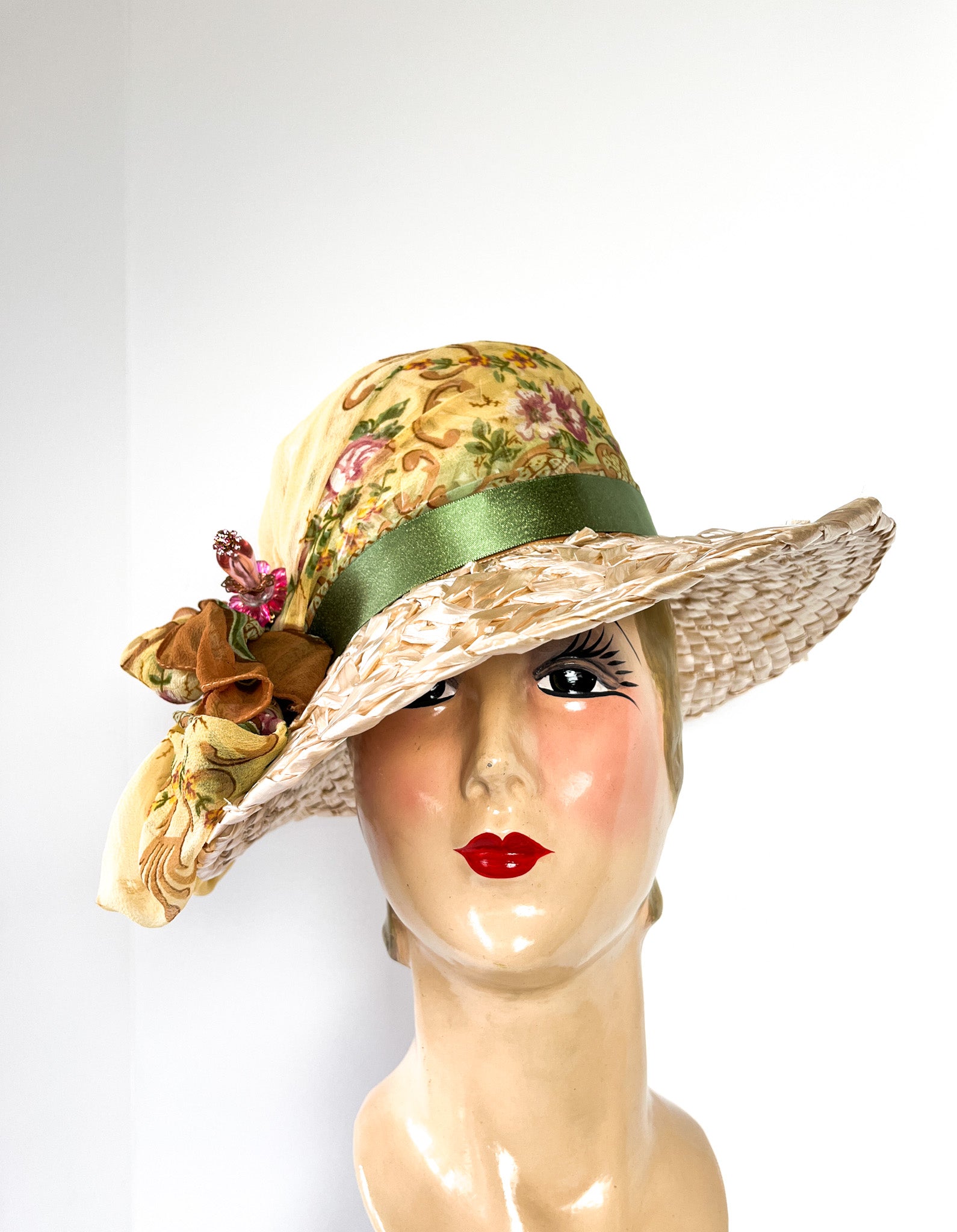 Southern Belle Vintage Straw Hat